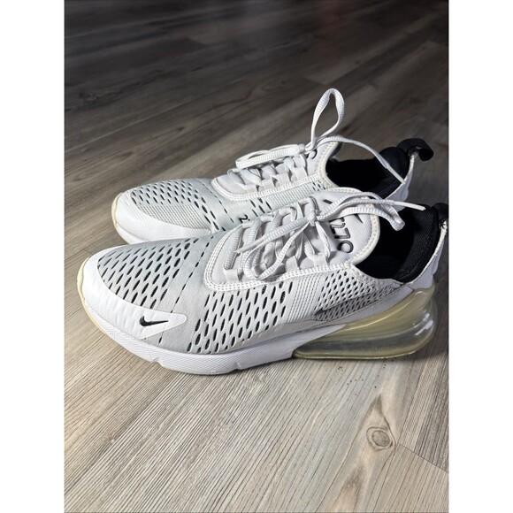 Nike Air Max 270 Low White And Black Womens Size 9 - Picture 11 of 16
